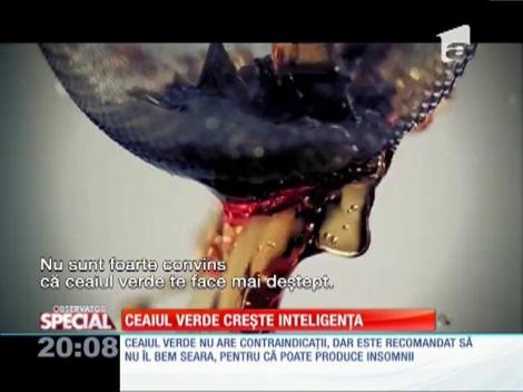 Special! Ceaiul verde creşte inteligenţa