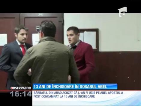 Bărbatul acuzat de uciderea lui Abel Apostol, condamnat la 13 ani de închisoare