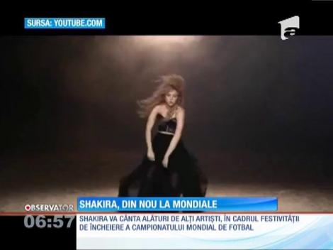 Shakira va cânta la închiderea Campionatului Mondial de Fotbal