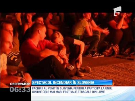 Spectacol incendiar in Slovenia!