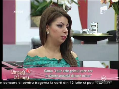 Oana, cu ochii în lacrimi