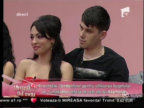 Raymond şi Constantina au anumite neînţelegeri legate de administrarea bugetului