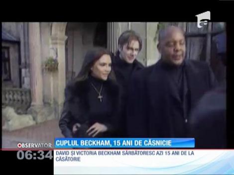 David şi Victoria Beckham împlinesc 15 ani de căsnicie