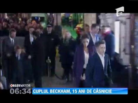 David şi Victoria Beckham sărbătoresc, astăzi, 15 ani de căsnicie