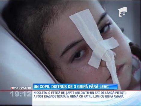 Un copil din Pitești, distrus de o gripă fără leac