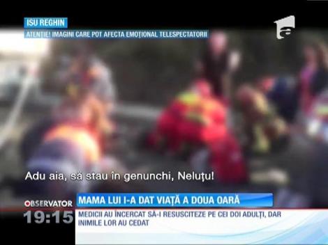 Un băieţel din Suceava, salvat de mamă dintr-un accident rutier