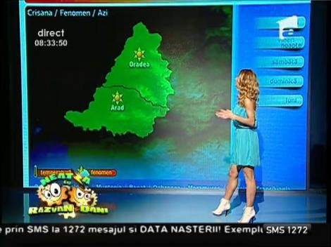 Vremea cu Flavia Mihăşan: Instabilitatea atmosferică ne joacă feste. După Cod Galben de ploi torenţiale urmează timp frumos!