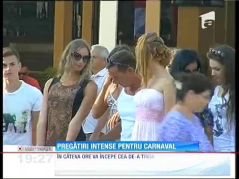 Pregătiri intense pentru Carnavalul de la Mamaia