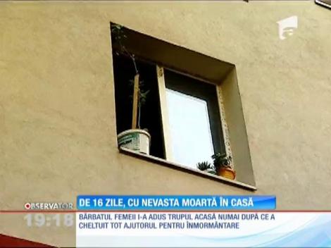 Un bucureștean stă de câteva zile cu soţia moartă în casă