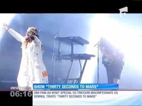 "Thirty Seconds To Mars" a concertat la București