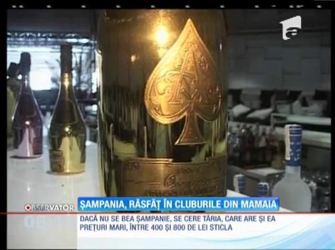 Șampania scumpă, răsfăț în cluburile din Mamaia
