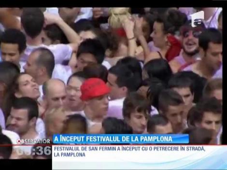 A început festivalul de la Pamplona