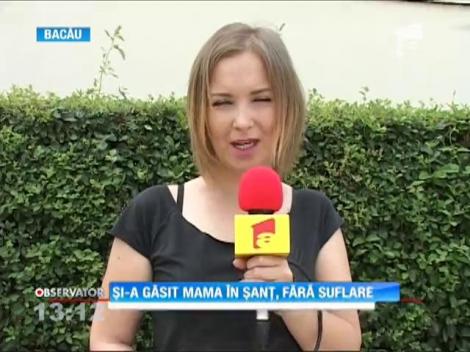 Şi-a găsit mama într-un şanţ, fără suflare