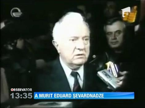 A murit Eduard Şevardnadze