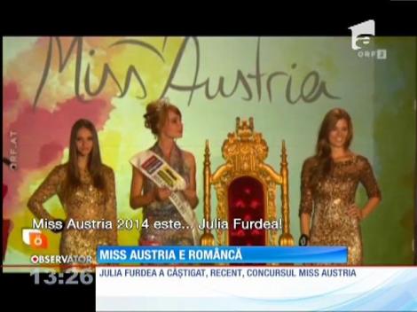 O româncă în vârstă de 19 ani a devenit Miss Austria