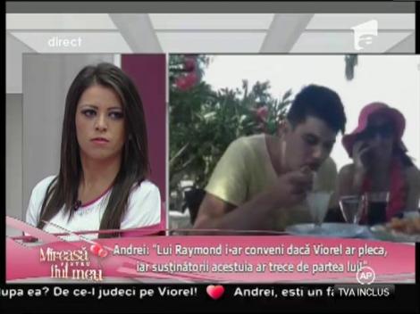 Andrei: ”Lui Raymond i-ar conveni dacă Viorel ar pleca, iar susținătorii acestuia ar trece de partea lui”