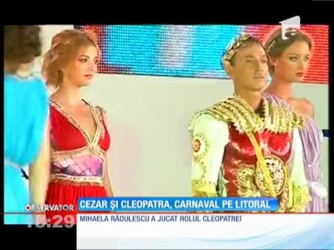 Radu Mazăre şi Mihaela Rădulescu, în rolurile lui Cezar şi al Cleopatrei