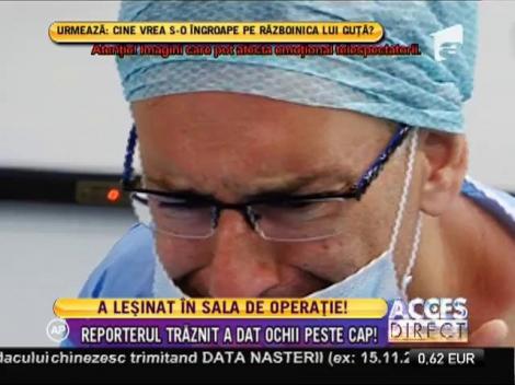 Horaţiu Tudor a leşinat în sala de operaţie!