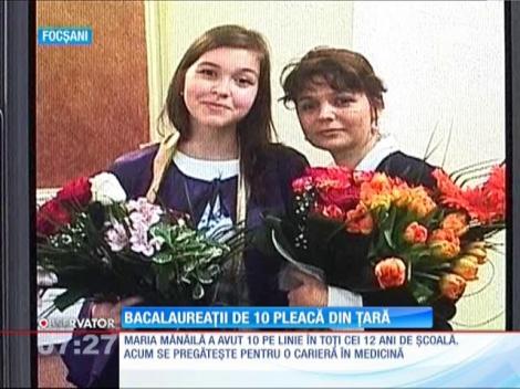 "Bacalaureaţii" de nota 10 pleacă din ţară