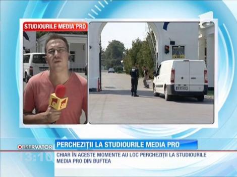 Percheziţii la Studiourile Media Pro