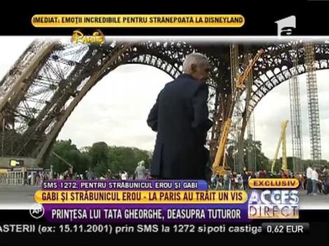 A fost cea mai mare fetiţă din lume! Gabriela a vizitat turnul Eiffel din Paris!
