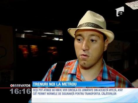 Două trenuri noi pe magistrala M2, Pipera - Berceni