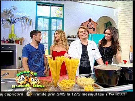 Spaghete Bolognese şi spaghete cu legume