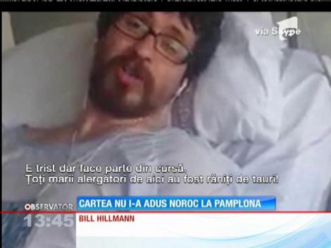 Alergător la Pamplona, rănit de taur