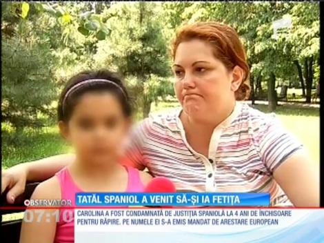 Tatăl spaniol a venit să-şi ia fetiţa