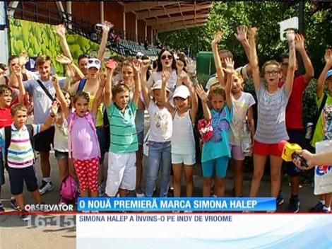 Patru mii de spectatori au asistat la primul meci al Simonei Halep de la BRD Bucharest Open