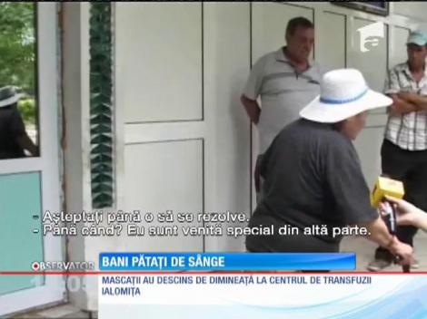 Descinderi la Centrul de Transfuzii din Slobozia