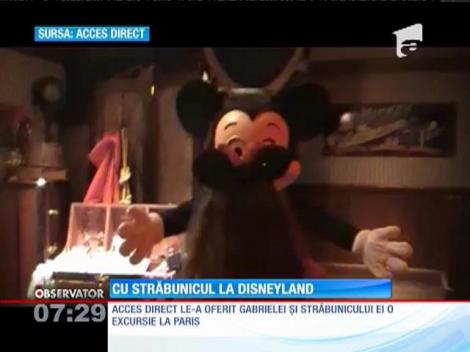 Gabriela şi străbunicul erou au petrecut câteva zile de vis la Disneyland Paris