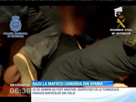Razii la mafioţii Camorra din Spania