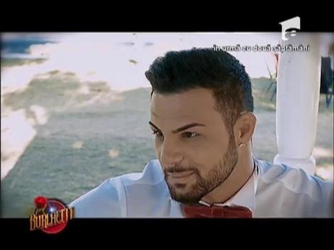 Întâlnire tensionată! Burlăciţa, nemulţumită de comportamentul unui concurent. Cei doi s-au certat într-un magazin!