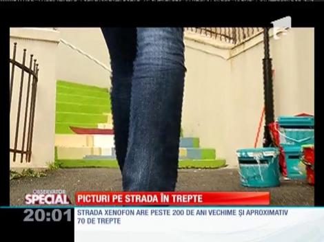 SPECIAL! Strada Xenofon, o scară plină de monumente pictate