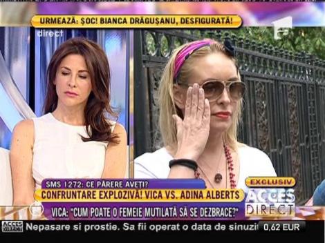 Vica Blochina, uimită de decizia medicului Adina Alberts de a o acţiona în instanţă!