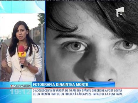 O tânără de 17 ani a fost călcată de tren pentru o poza