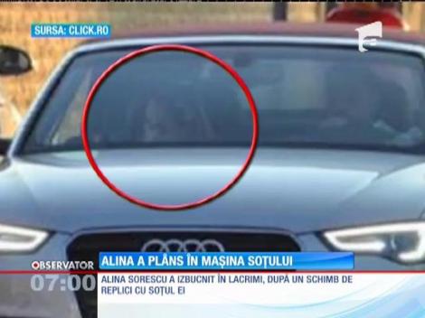 Alina Sorescu, în lacrimi după o discuţie aprinsă cu soţul ei