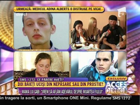 Părinţii lui Gabriel: "Vrem să aflăm adevărul despre moartea fiului nostru"