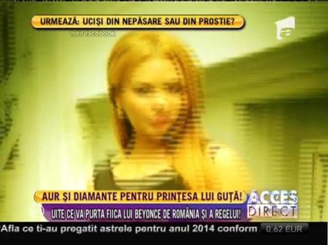 Aur şi diamante pentru prinţesa lui Guţă!