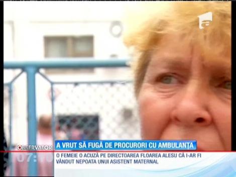 Şefa Direcţiei de Protecţie a Copilului din Teleorman a încercat să scape de audieri cu o ambulanţă