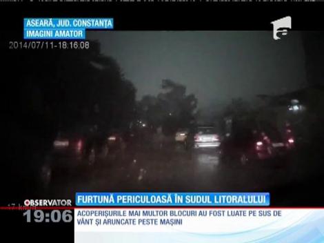 UPDATE! A fost uragan la malul mării!