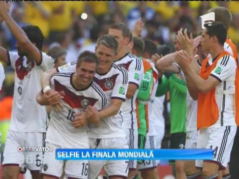 Mădălina Ghenea a urmărit din tribune finala Cupei Mondiale din Brazilia