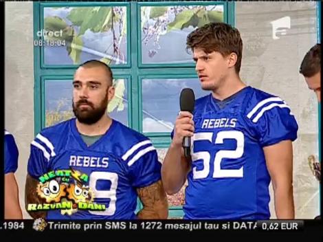 Campionii României la fotbal american, invitaţi în platoul de la Neatza