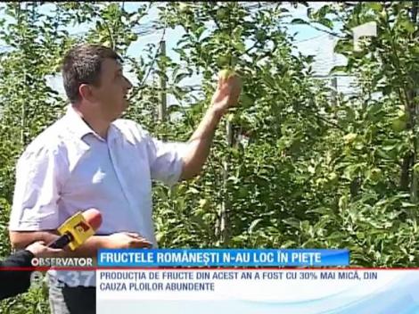 Fructele româneşti n-au loc în pieţe din cauza celor de import