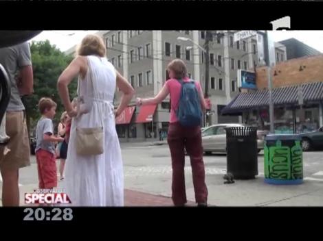 Special! Speriați de un șobolan pe roți