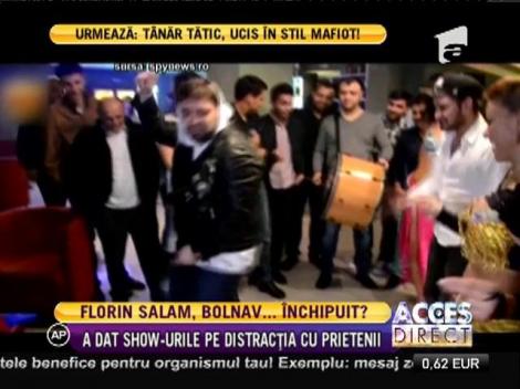 Florin Salam a dat show-urile pe distracția cu prietenii
