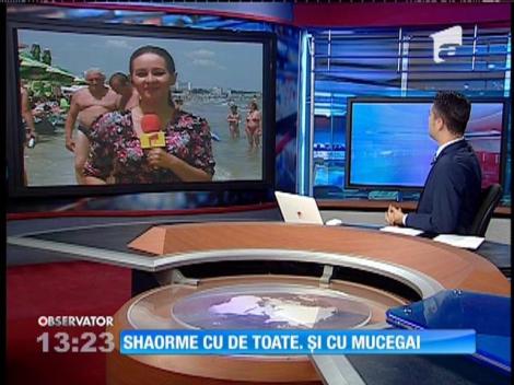 Shaorma cu castraveţi mucegăiţi, carne şi maioneză stricate