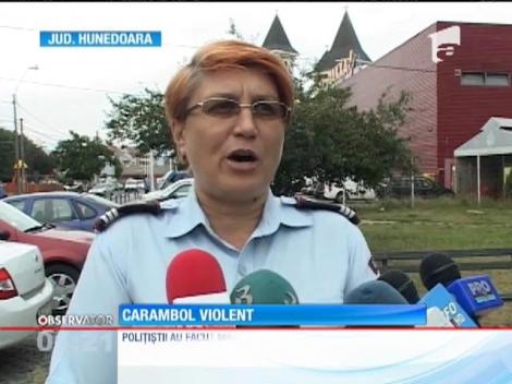 Trei răniţi şi patru maşini avariate. într-un accident rutier din Hunedoara