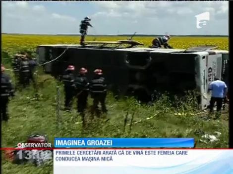 33 de oameni au ajuns la spital în urma accidentului de pe autostrada Soarelui